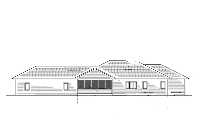 Dream House Plan - Exterior - Rear Elevation for Craftsman House Plan #939-14 - 3 bed, 3.5 bath