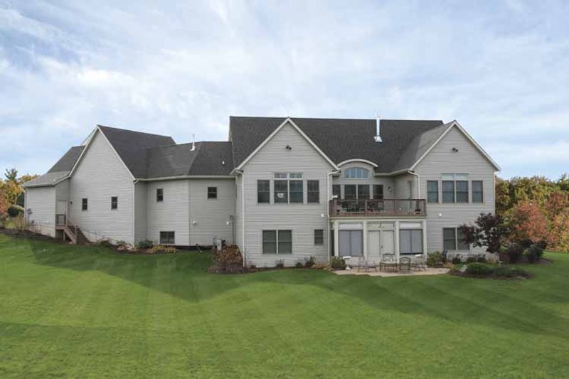 Home Plan - Exterior - Rear Elevation 1 for European House Plan #928-100 - 2 bed, 2.5 bath