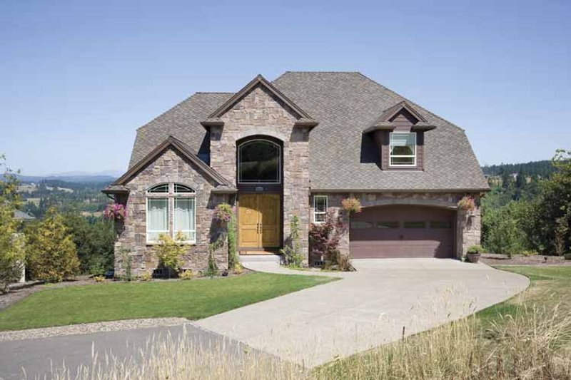 Home Plan - Exterior - Front Elevation 5 for European House Plan #48-827 - 3 bed, 2.5 bath