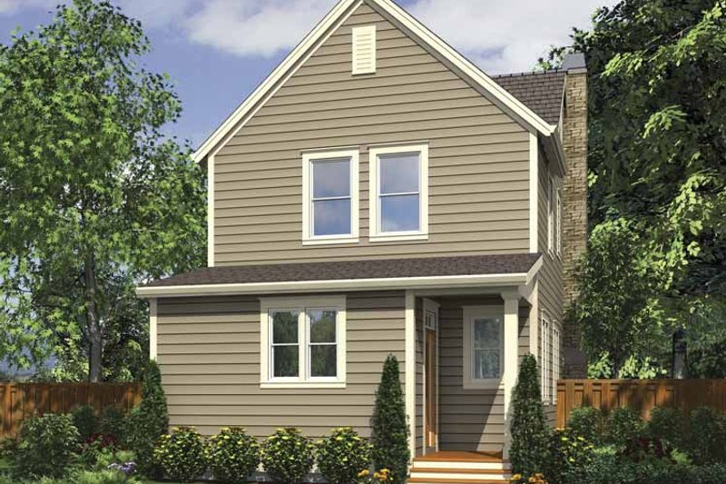 Home Plan - Exterior - Rear Elevation for Country House Plan #48-867 - 3 bed, 2.5 bath