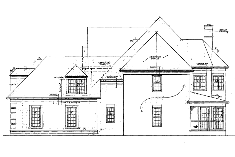 Architectural House Design - Floor Plan - Other Floor for Classical House Plan #453-417 - 5 bed, 4 bath