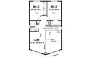 Country Style House Plan - 3 Beds 2 Baths 1697 Sq/Ft Plan #126-223 