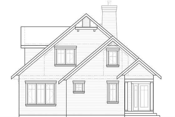Exterior - Front Elevation for Traditional House Plan #23-2610 - 4 bed, 2.5 bath