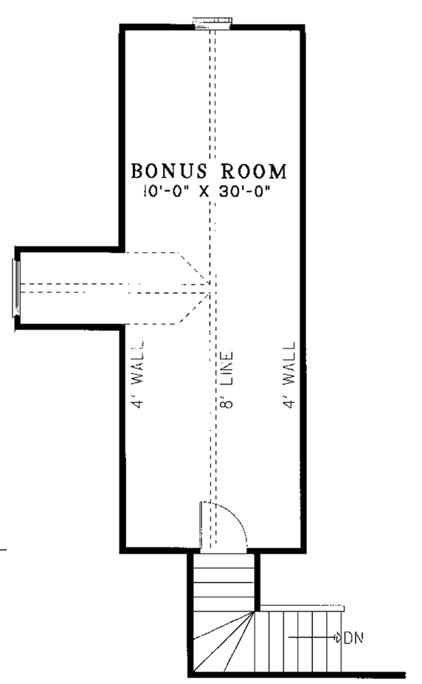Architectural House Design - Traditional Floor Plan - Upper Floor Plan #17-2752