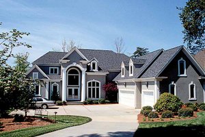 House Plan Design - Exterior - Front Elevation for Mediterranean House Plan #453-186 - 4 bed, 3.5 bath