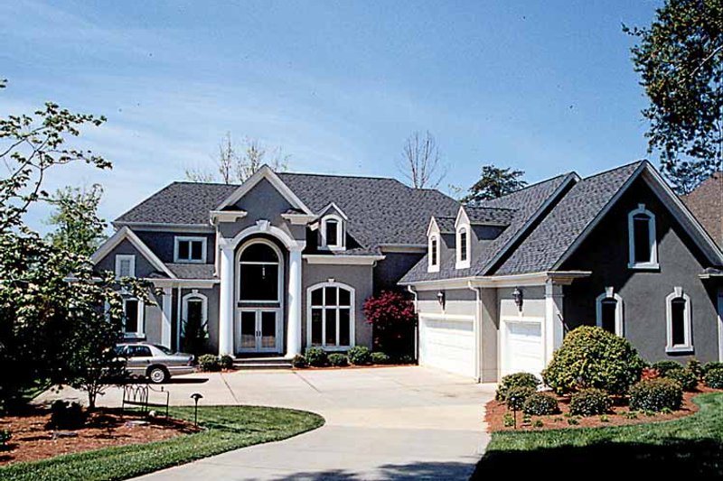 Architectural House Design - Mediterranean Exterior - Front Elevation Plan #453-186