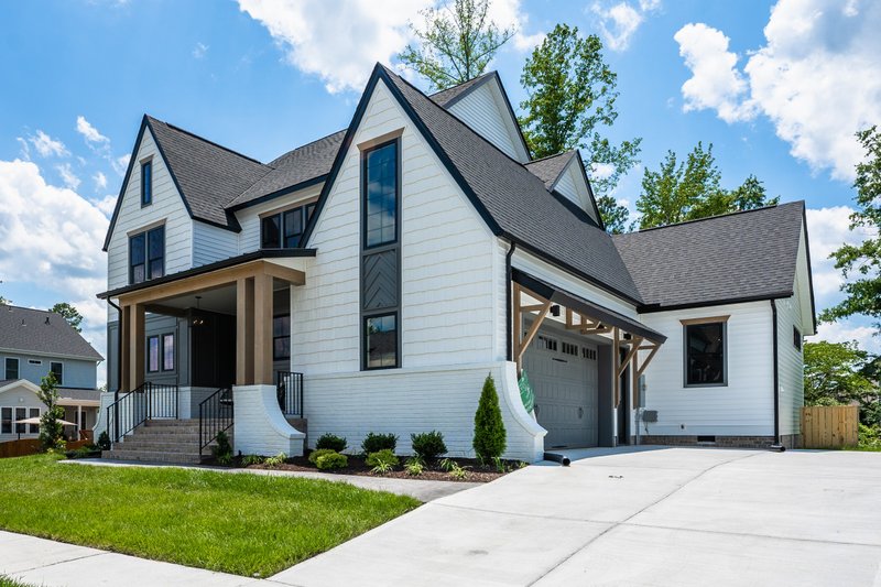 Architectural House Design - Exterior - Front Elevation 3 for Farmhouse House Plan #1080-1 - 5 bed, 4 bath
