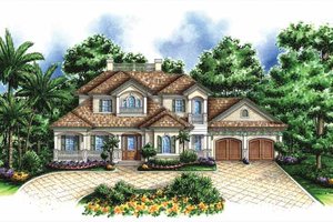 House Design - Exterior - Front Elevation for Traditional House Plan #1017-131 - 5 bed, 5.5 bath