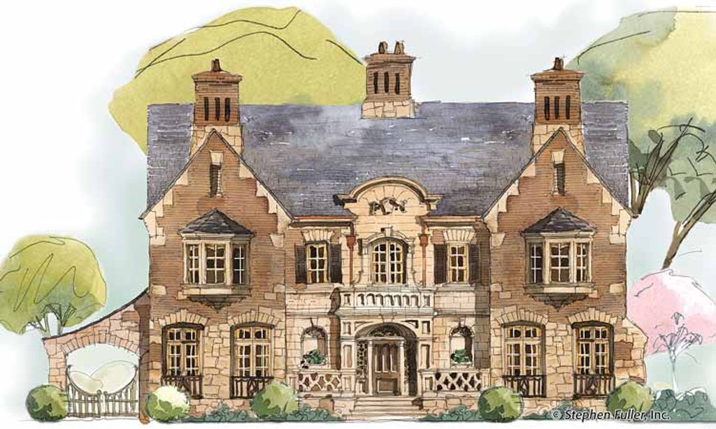 Plan 429 353, English Country Manor House Plans