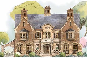 Dream House Plan - Country Exterior - Front Elevation Plan #429-353