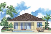 Mediterranean Style House Plan - 2 Beds 2 Baths 1727 Sq/Ft Plan #930-391 