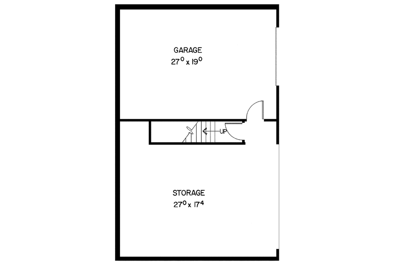 Home Plan - Floor Plan - Other Floor for Contemporary House Plan #60-680 - 2 bed, 1 bath