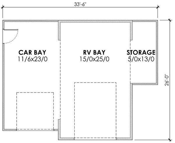 Contemporary Floor Plan - Main Floor Plan #1105-6