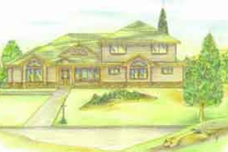 Dream House Plan - Traditional Exterior - Front Elevation Plan #117-224