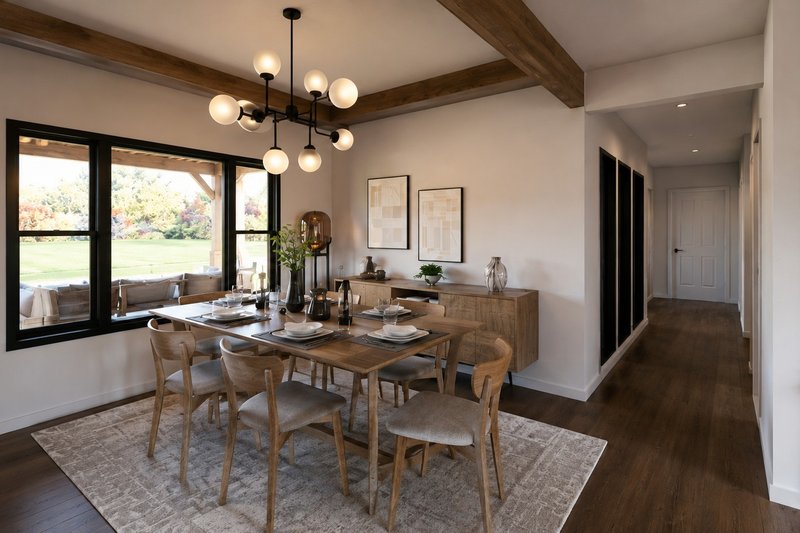 Dream House Plan - Interior - Dining Room for Contemporary House Plan #1064-477 - 2 bed, 2.5 bath
