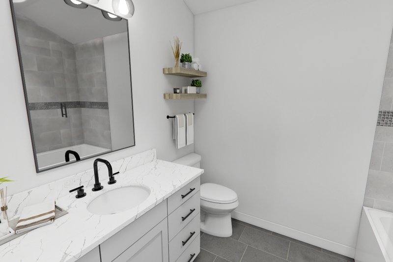 House Design - Interior - Bathroom for Farmhouse House Plan #51-1273 - 4 bed, 3.5 bath
