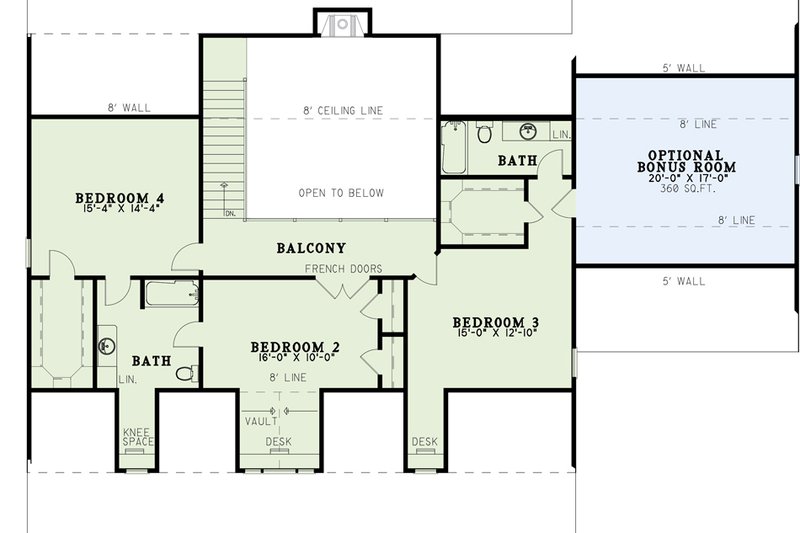 Dream House Plan - Exterior - Front Elevation 5 for Country House Plan #17-295 - 4 bed, 3.5 bath