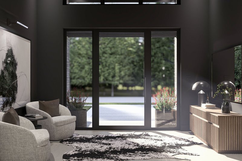 Architectural House Design - Interior - Entry for Modern House Plan #455-823 - 3 bed, 2.5 bath