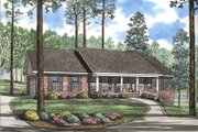 Traditional Style House Plan - 3 Beds 2.5 Baths 2263 Sq/Ft Plan #17-1036 