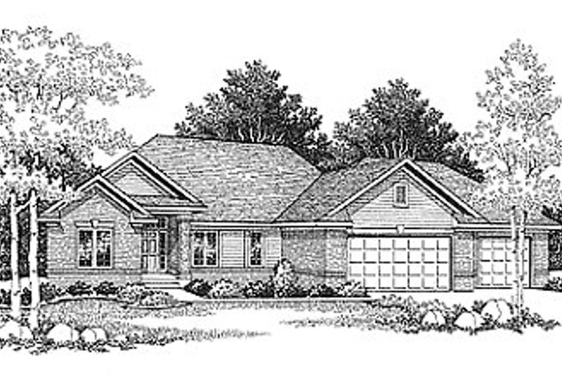 Home Plan - Traditional Exterior - Front Elevation Plan #70-168