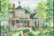 Victorian Style House Plan - 3 Beds 1 Baths 2282 Sq/Ft Plan #25-4759 