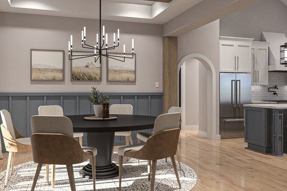 Interior - Dining Room 1 for Modern House Plan #455-398 - 4 bed, 4.5 bath