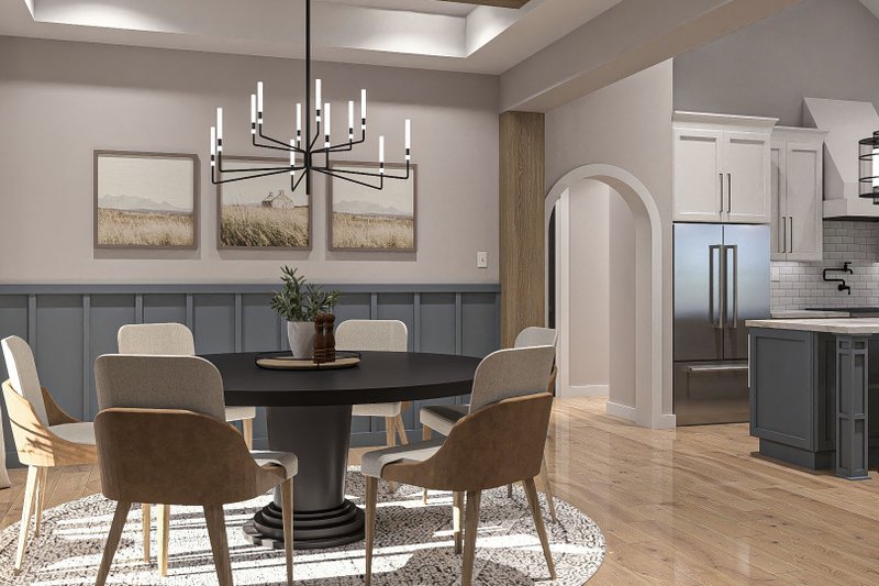 House Design - Interior - Dining Room 1 for Modern House Plan #455-398 - 4 bed, 4.5 bath
