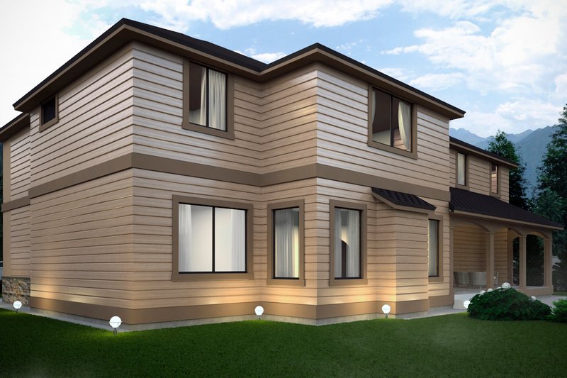Home Plan - Exterior - Other Elevation for Contemporary House Plan #1066-16 - 4 bed, 4.5 bath