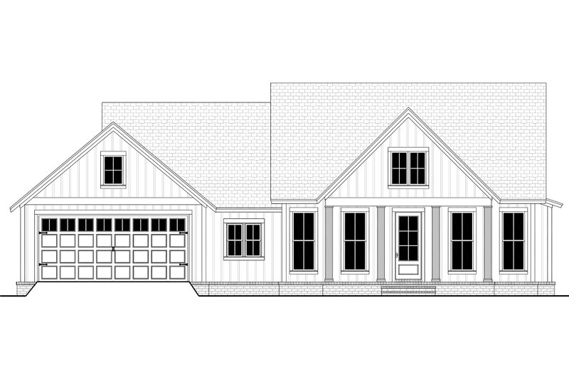 Dream House Plan - Exterior - Front Elevation 5 for Farmhouse House Plan #430-221 - 3 bed, 2 bath