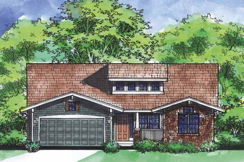 Home Plan - Ranch Exterior - Front Elevation Plan #320-827