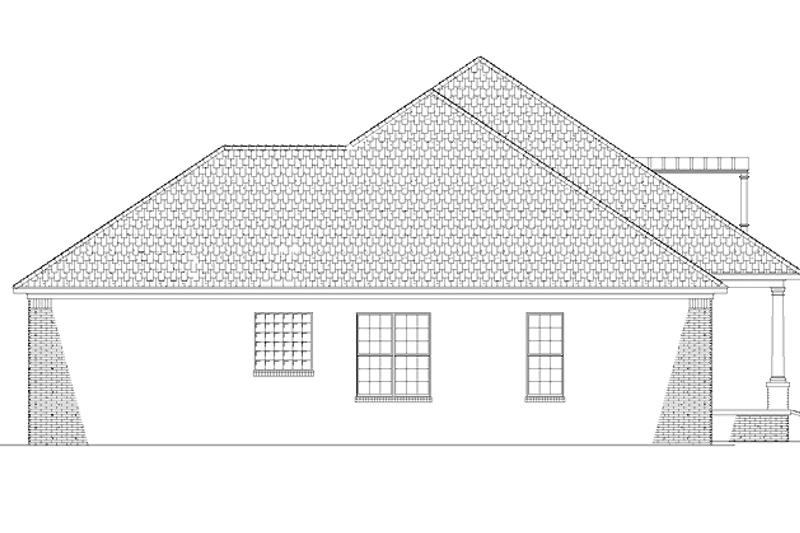 Dream House Plan - Exterior - Other Elevation for Country House Plan #17-2680 - 4 bed, 2.5 bath