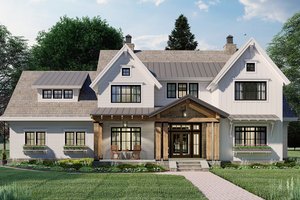 House Design - Farmhouse Exterior - Front Elevation Plan #51-1162