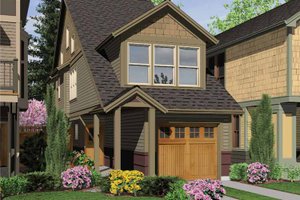 Craftsman Exterior - Front Elevation Plan #48-814