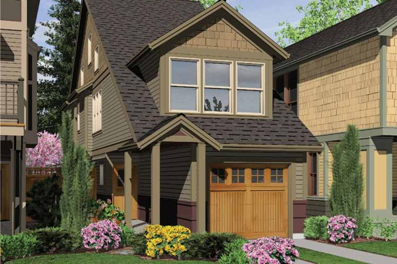 Dream House Plan - Craftsman Exterior - Front Elevation Plan #48-814