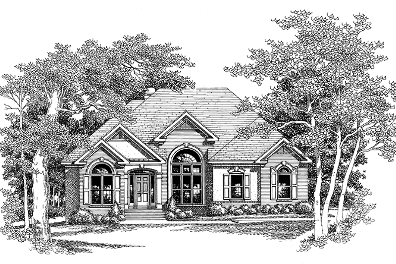 House Plan Design - Exterior - Front Elevation 3 for European House Plan #927-113 - 3 bed, 2 bath