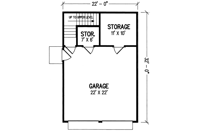Home Plan - Floor Plan - Lower Floor House Plan #45-448, 0 bath