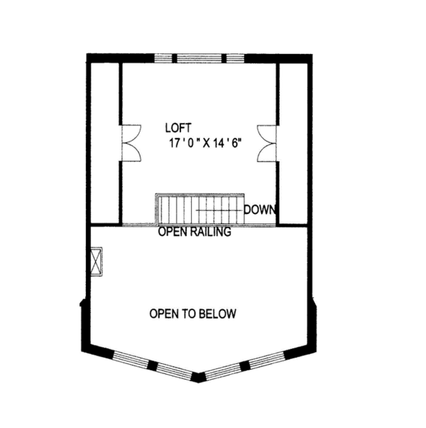 Dream House Plan - Craftsman Floor Plan - Upper Floor Plan #117-843