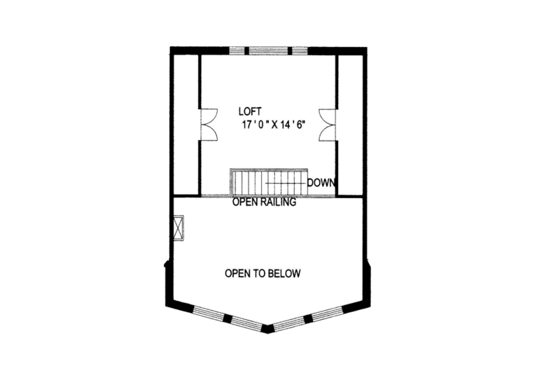 Dream House Plan - Floor Plan - Upper Floor for Craftsman House Plan #117-843 - 4 bed, 3 bath