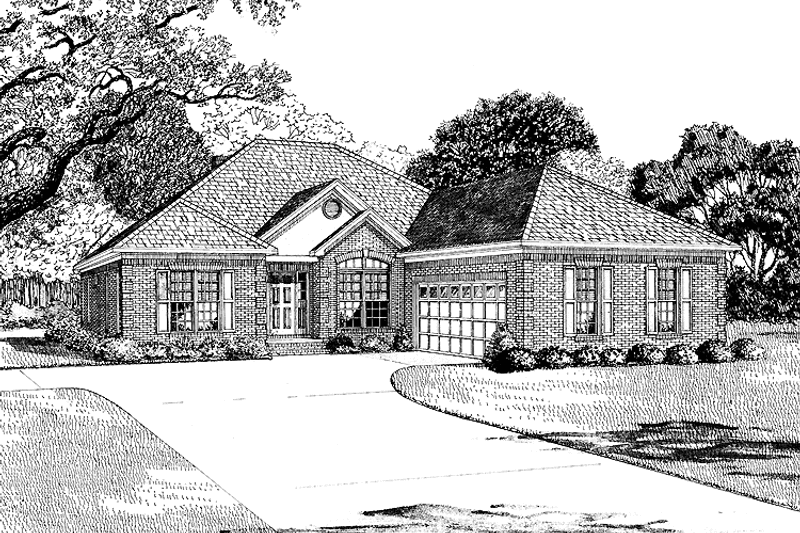 Home Plan - Exterior - Front Elevation 3 for Traditional House Plan #17-2902 - 3 bed, 2.5 bath