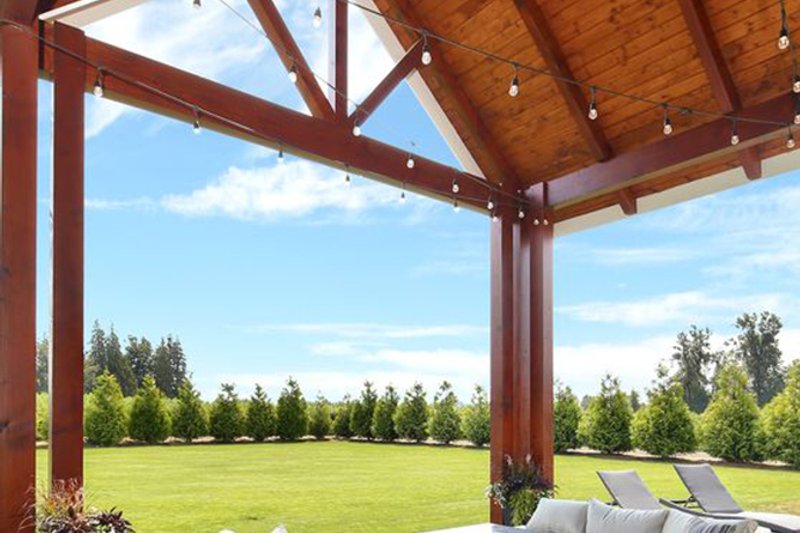 Architectural House Design - Exterior - Outdoor Living for Farmhouse House Plan #1070-10 - 3 bed, 2.5 bath