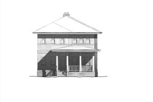 Exterior - Front Elevation 3 for Craftsman House Plan #926-3 - 3 bed, 2.5 bath