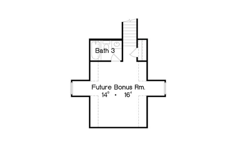 Dream House Plan - Floor Plan - Other Floor for European House Plan #417-808 - 3 bed, 2.5 bath