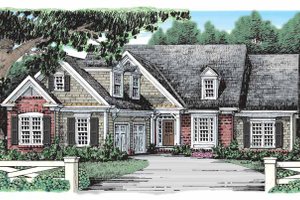 Country Exterior - Front Elevation Plan #927-905