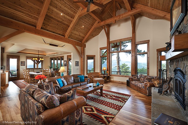 Architectural House Design - Interior - Family Room for Craftsman House Plan #942-30 - 4 bed, 4.5 bath