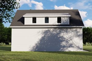 Exterior - Rear Elevation for Country House Plan #1064-75 - 1 bed, 1 bath