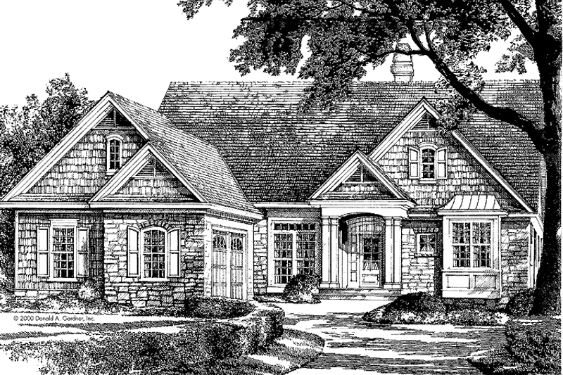 House Design - Country Exterior - Front Elevation Plan #929-604