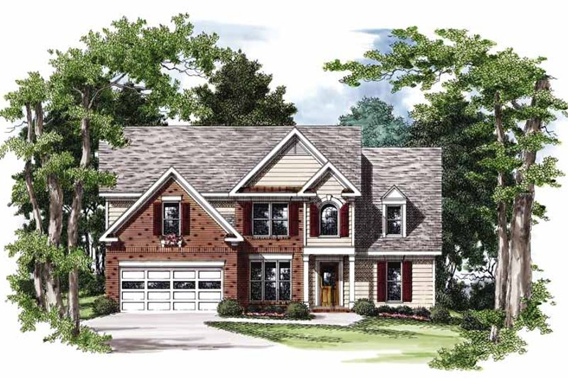 House Design - Colonial Exterior - Front Elevation Plan #927-751