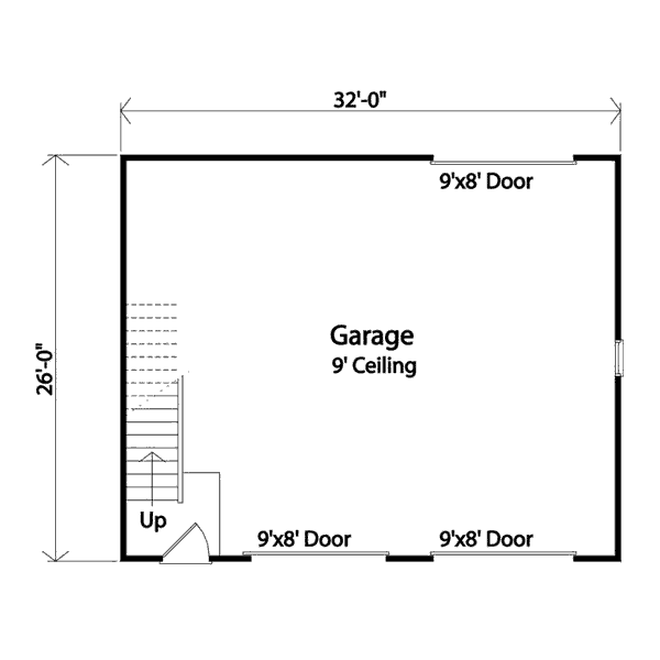 Country Floor Plan - Main Floor Plan #22-552