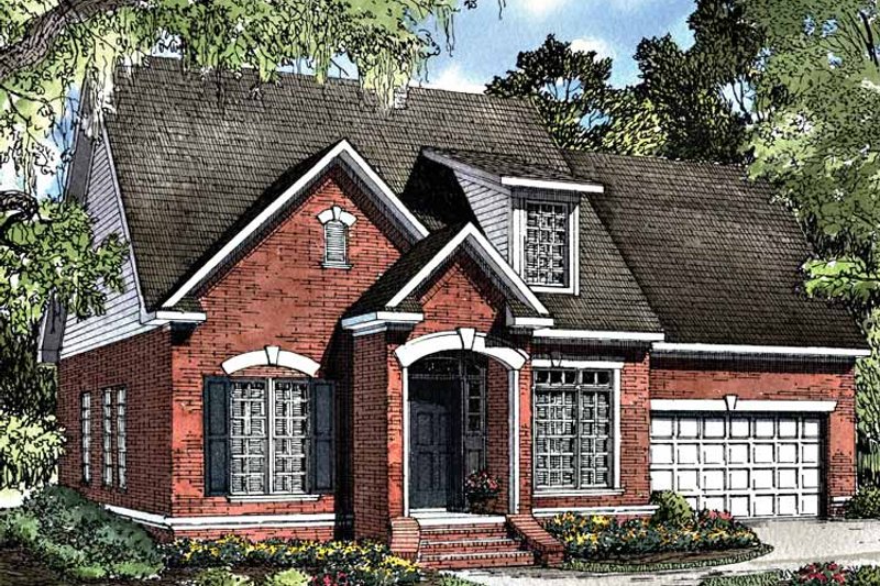 Home Plan - Exterior - Front Elevation 4 for European House Plan #17-3066 - 3 bed, 2.5 bath