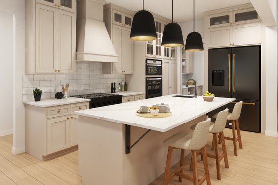 Interior - Kitchen for Farmhouse House Plan #430-378 - 4 bed, 3.5 bath